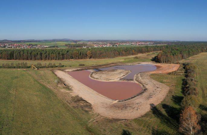 Der Kranichwoog in der Ortsgemeinde Hütschenhausen
